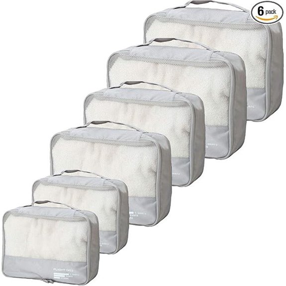 Packing Cubes Set for Travel and Luggage Organizers