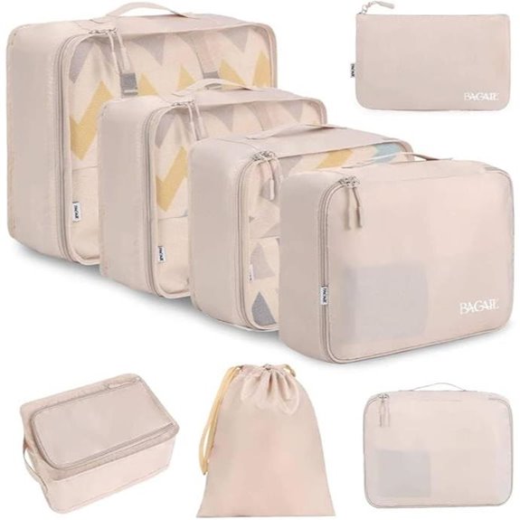 BAGAIL 8 Pack Packing Cubes for Travel