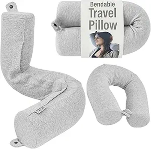 Dot&Dot Twist Travel Pillow for Airplanes