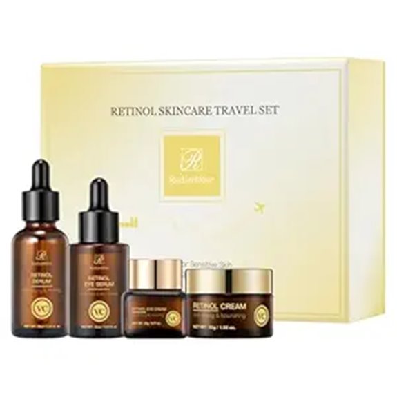Retinol Travel Skincare Set with Hydrating Essentials