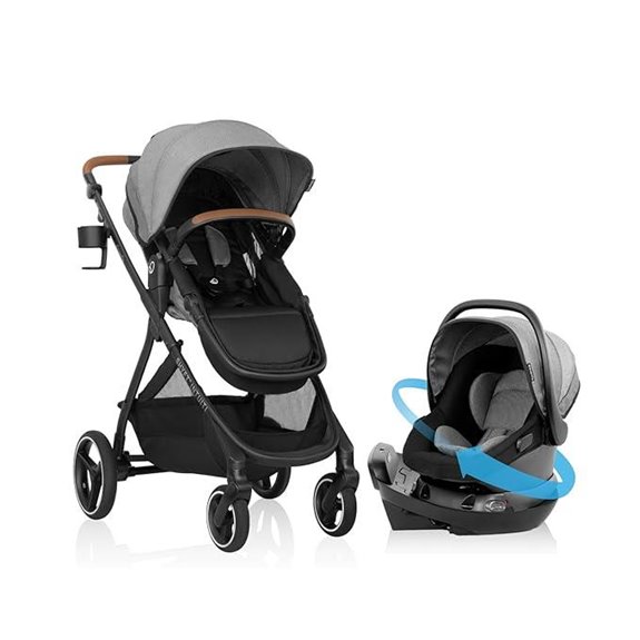 Evenflo Shyft Travel System with LiteMax Car Seat