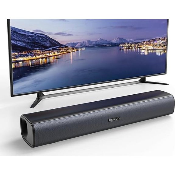 Sound Bar for TV with Bass and Wall Mount