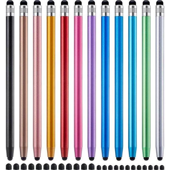 LINFANC 12Pcs Touchscreen Stylus Pen for All Devices
