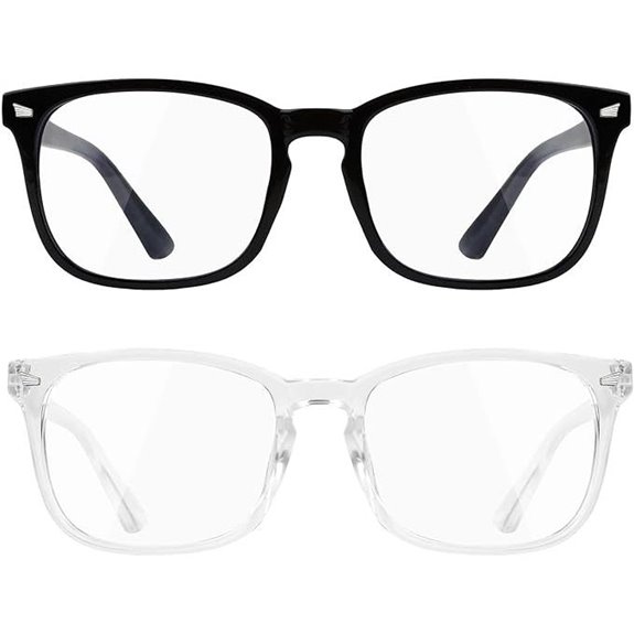 Blue Light Glasses for Men and Women (2 Pack)