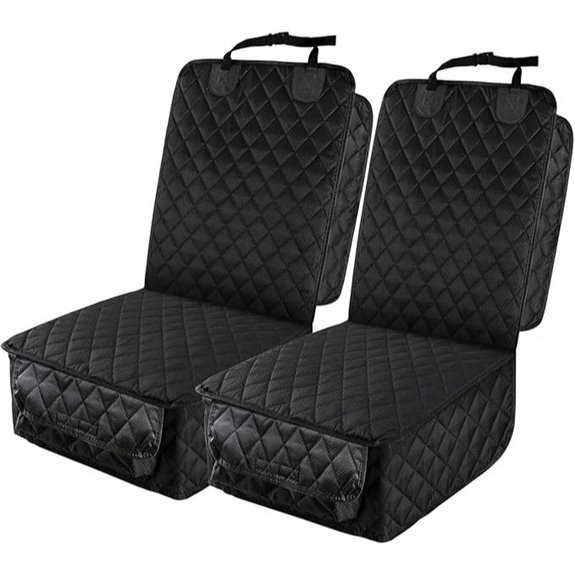 PETICON Waterproof Dog Car Seat Cover (2 Pack)