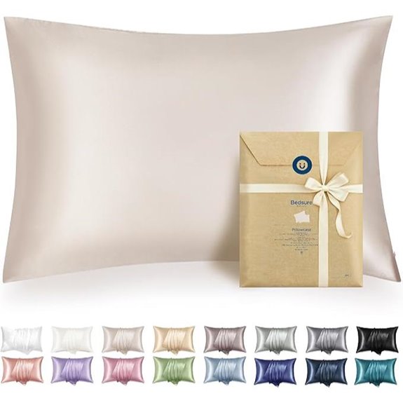 Bedsure Satin Pillowcase 2 Pack with Zipper