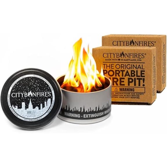 City Bonfires Portable Fire Pit (2-Pack)
