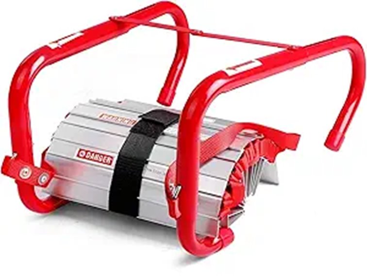 2-Story Fire Escape Ladder with Anti-Slip Rungs