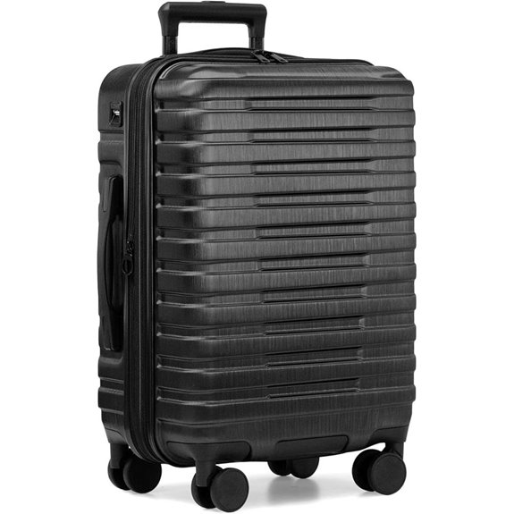 U.S. Traveler Boren 22-Inch Spinner Carry-On Luggage