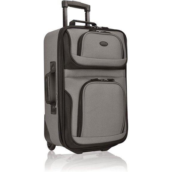U.S. Traveler Rio Softside Rolling Carry-On Suitcase