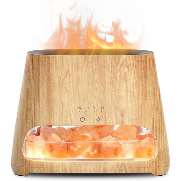 SALKING 2-in-1 Ultrasonic Diffuser & Salt Lamp