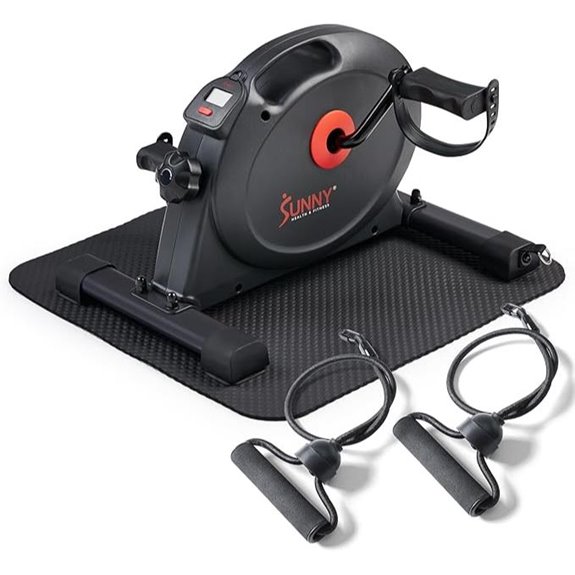 Sunny Health & Fitness Under-Desk Bike with App