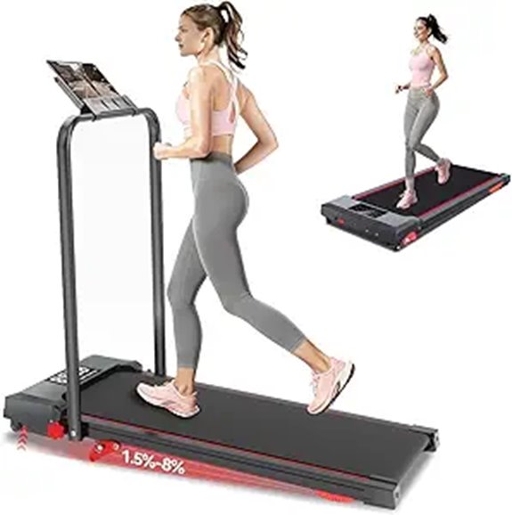 3-in-1 Under Desk Treadmill with Incline and Remote