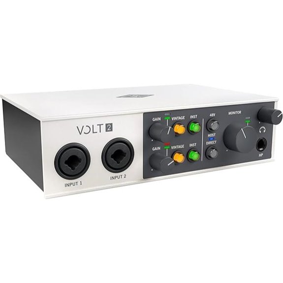 Universal Audio Volt 2 USB Recording Studio Audio Interface
