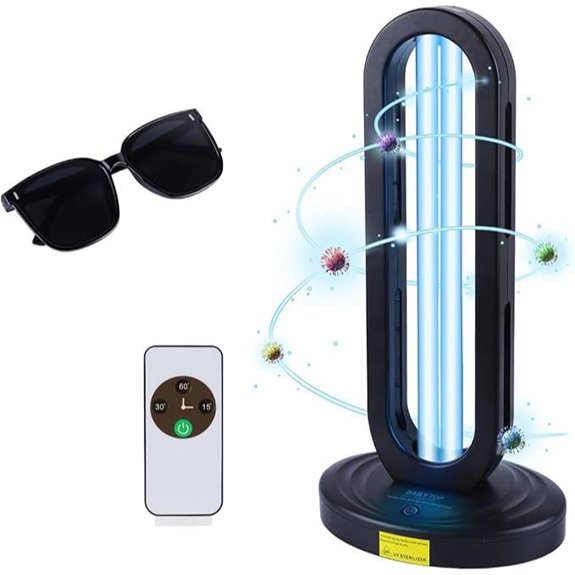 UV-C Sanitizer with Ozone Timer & Remote