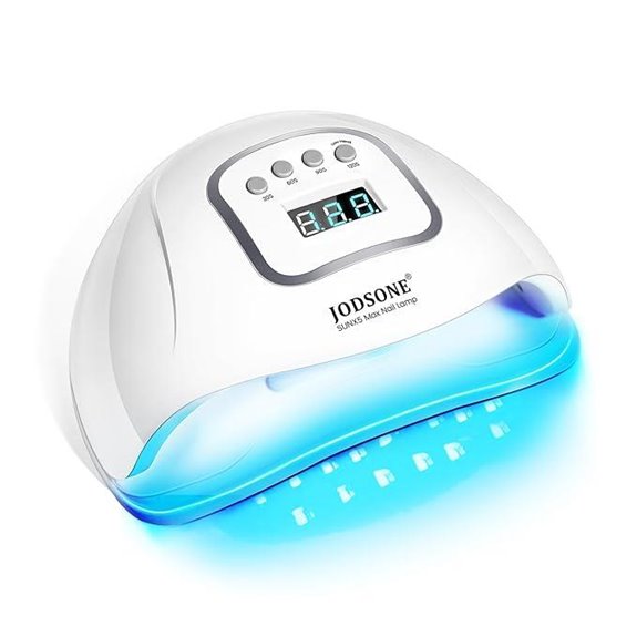 JODSONE UV LED Nail Lamp with Auto Sensor and Timers