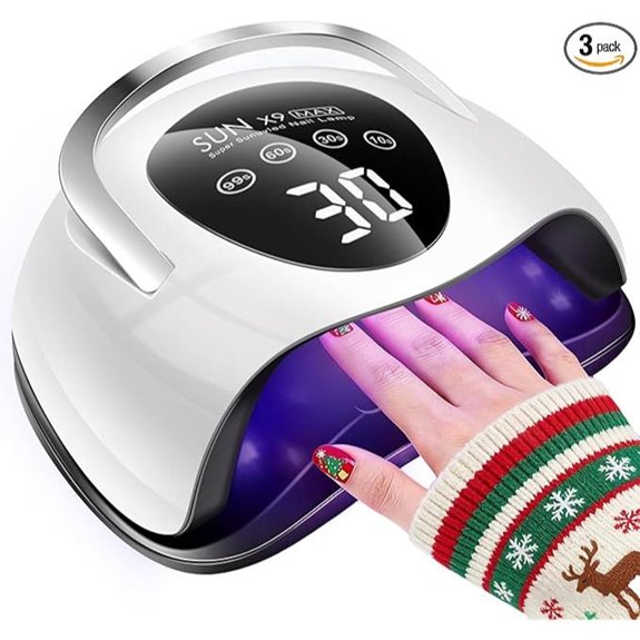 268W UV LED Nail Lamp with Touch Display