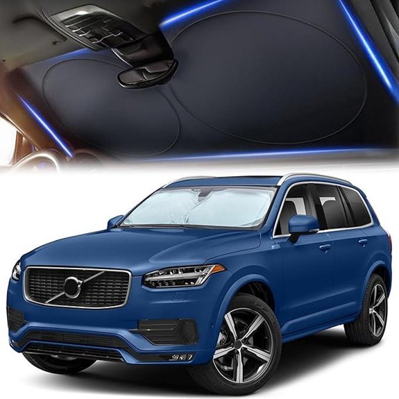 Universal Car Sun Shade with UV and Heat Block