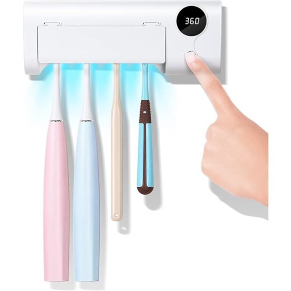 StarWin UV Toothbrush Cleaner with Timer and 4 Slots