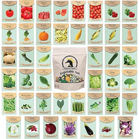 Assorted Vegetable & Herb Seed Packets (43 Pack)