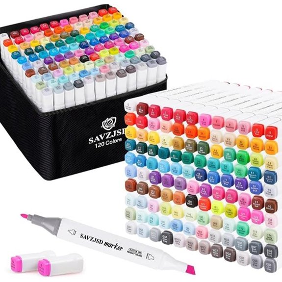 120 Colors Alcohol Markers for Artists and Adults