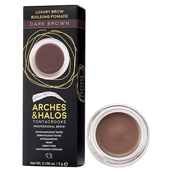 Arches and Halos Vegan Brow Pomade Dark Brown