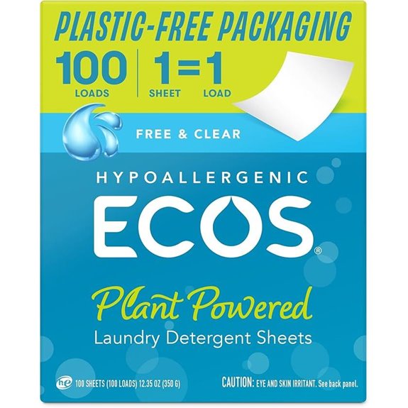 ECOS Vegan Laundry Detergent Sheets (100 Count)