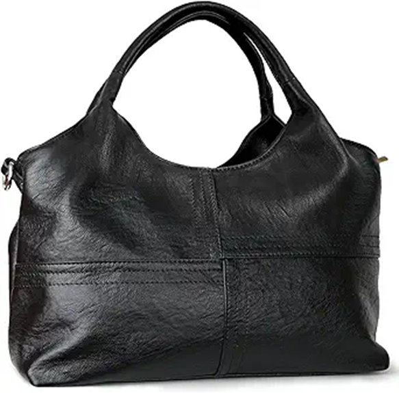 KOGTLA Vegan Leather Women’s Handbag with Detachable Strap