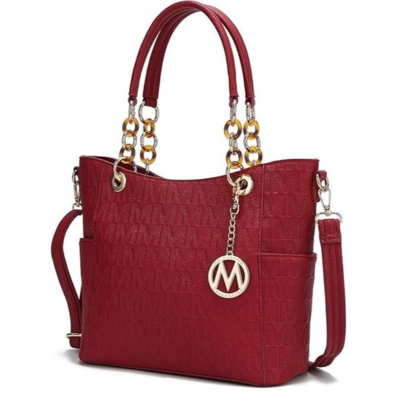 MKF Collection Vegan Leather Shoulder Bag