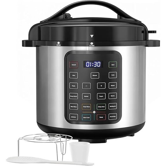 Simple Deluxe 16-in-1 8QT Electric Pressure Cooker