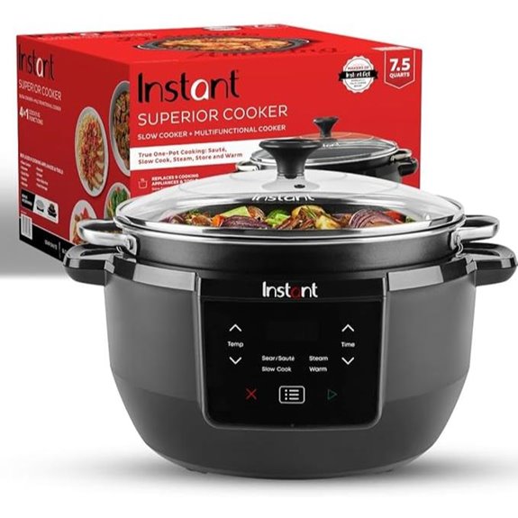 Instant Pot 7.5QT 4-in-1 Slow Cooker & Multicooker