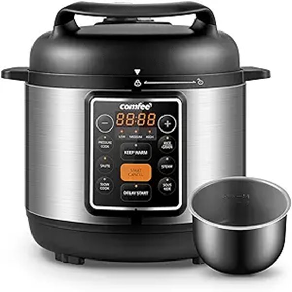 COMFEE’ 7-in-1 Small Electric Pressure Cooker