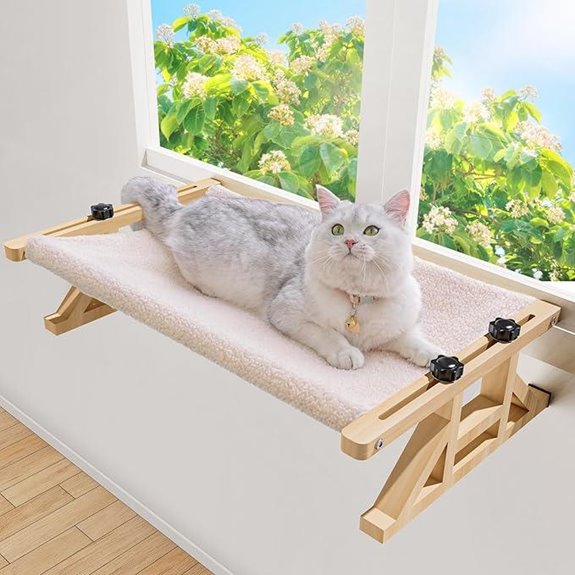 Tresbro 2-in-1 Cat Window Perch & Hammock