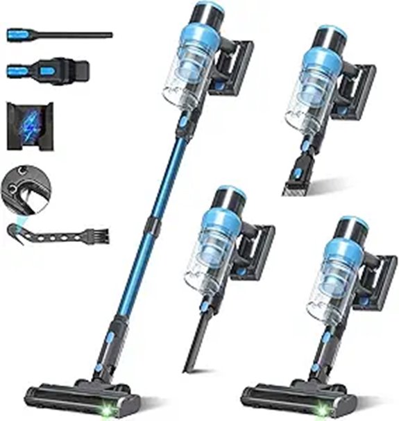 Cordless Vacuum Cleaner 8-in-1 45kPa Rechargeable
