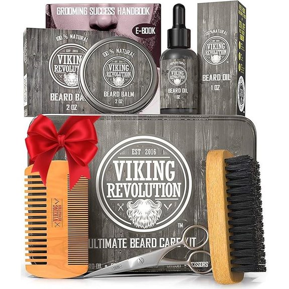 Viking Revolution Beard Grooming Kit with Accessories