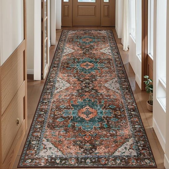 Ciicool Washable Vintage Runner Rug 2'6 x 10