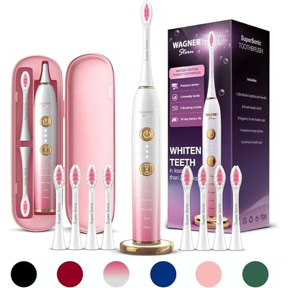 Wagner Stern WHITEN+ Electric Toothbrush with Travel Case