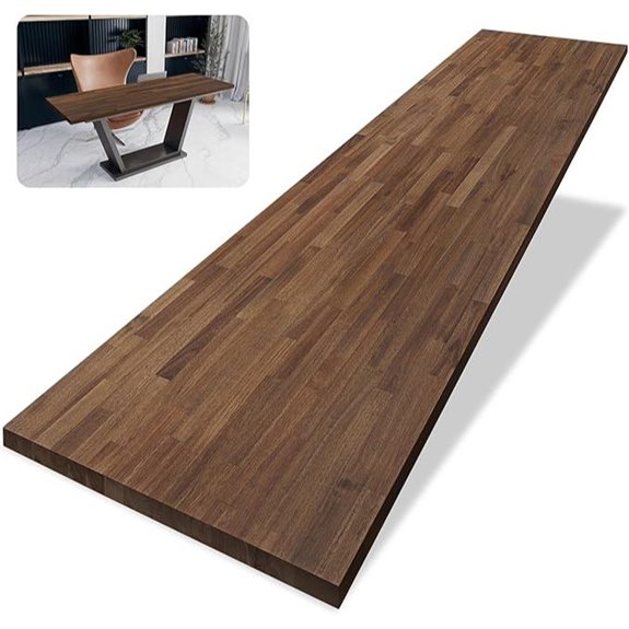 Solid Walnut Acacia Desk Top 55 x 28 inches