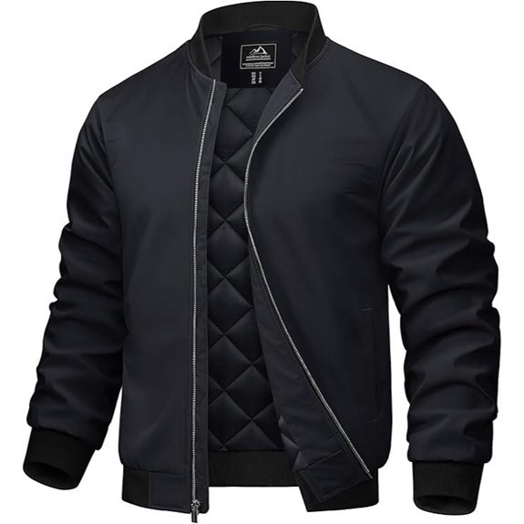 TACVASEN Men’s Warm Windproof Bomber Jacket