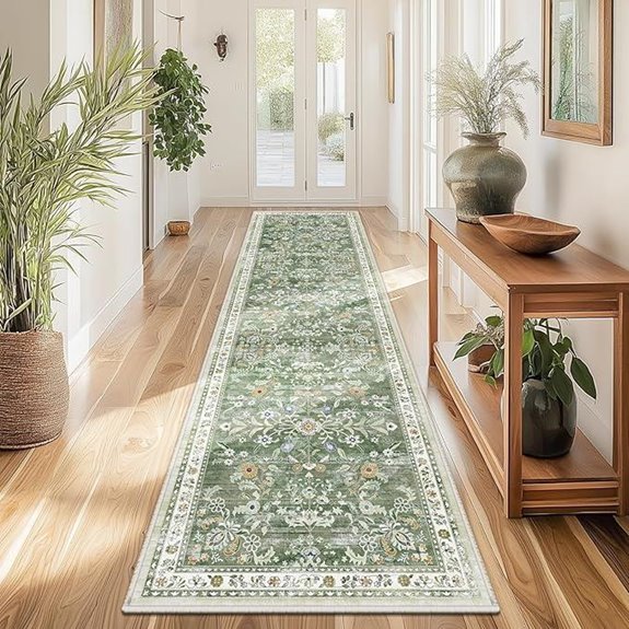 Yamaziot Washable Runner Rug 2x8 with Non-slip Back