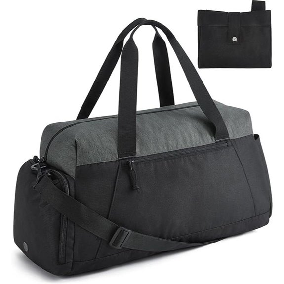 BAGSMART Water-Resistant Foldable Gym Travel Duffle
