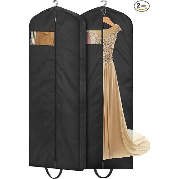 MISSLO 65 Travel Garment Bags 2-Pack Waterproof