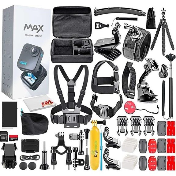 GoPro MAX 360 HD Waterproof Action Camera Kit