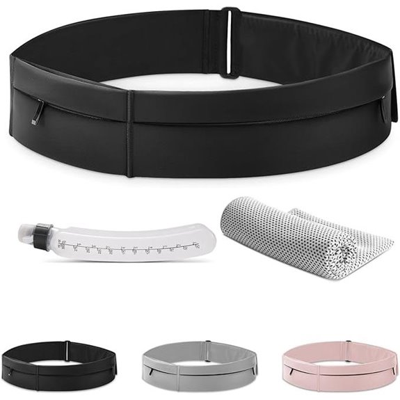 Waterproof Running Belt with Water Bottle and Phone Holder