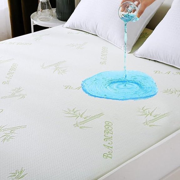 Waterproof King Mattress Protector with Cooling Fabric