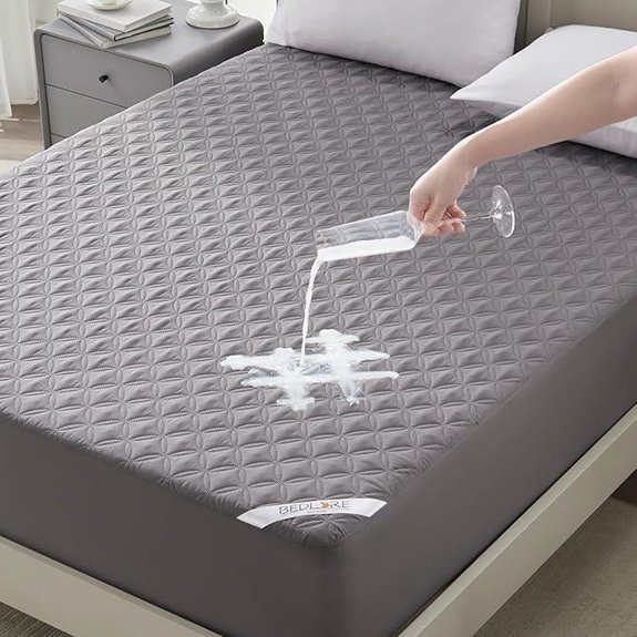 Waterproof King Mattress Protector with Deep Pocket