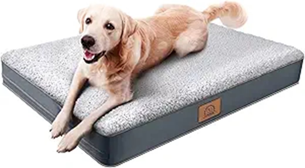 Sunheir Orthopedic Waterproof Dog Bed for Large Dogs