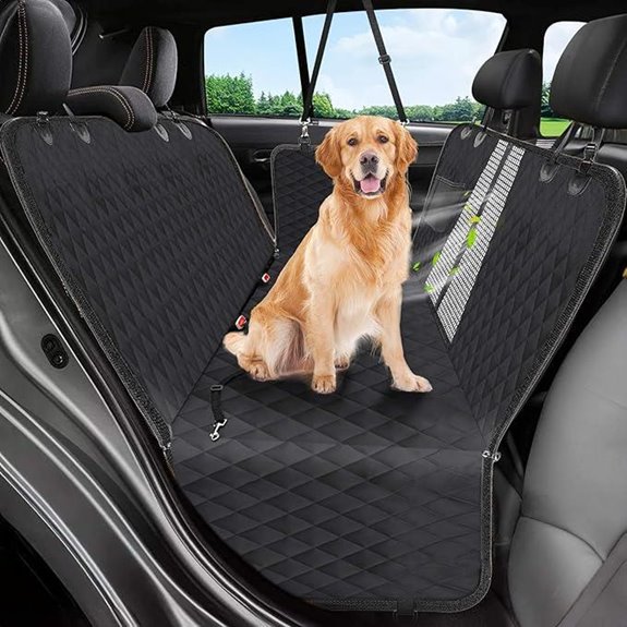 Dog Car Seat Cover Waterproof Nonslip Back Seat Hammock