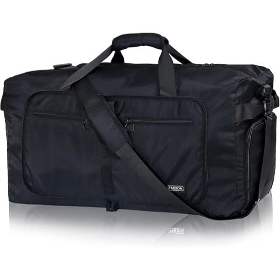 Fmeida 65L Water-Resistant Duffle Bag with Shoes Compartment