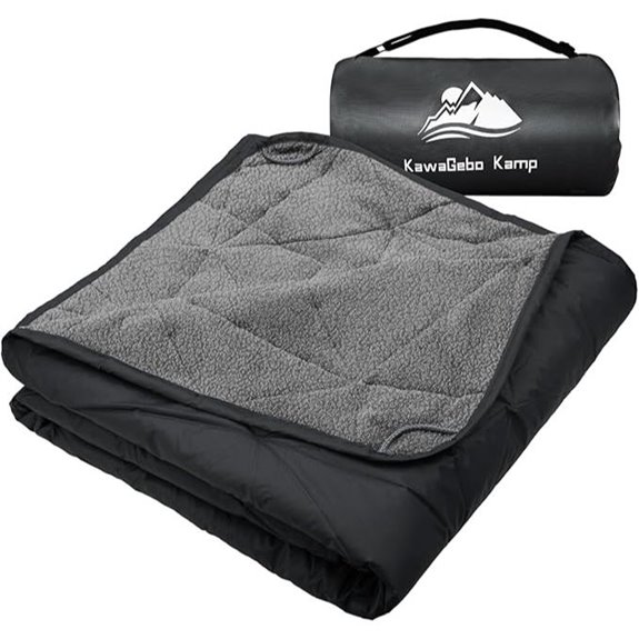Outdoor Waterproof Fleece Stadium Blanket (80x58)